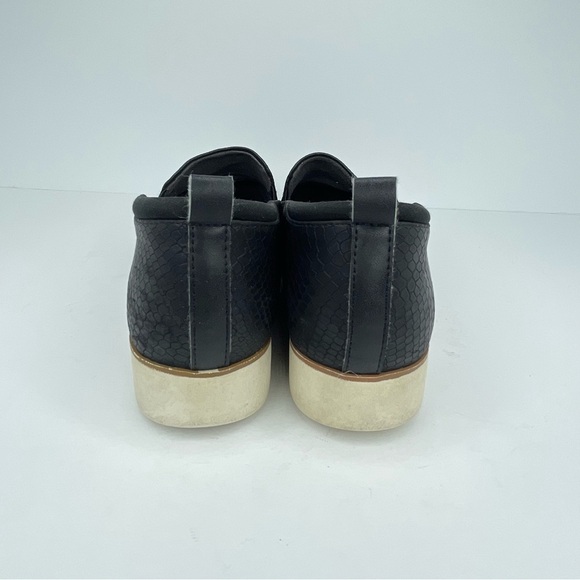 Dr. Scholls Be Energized Wesley Black Womens Size 8M Croc Embossed Comfort Foam - Picture 3 of 13